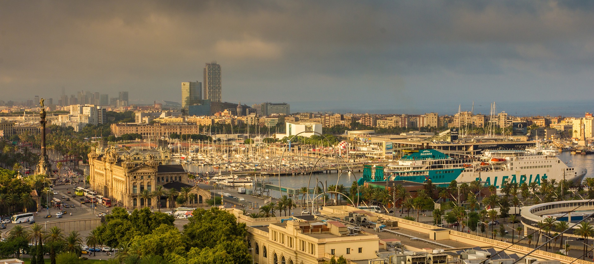 Freie Pläne Barcelona zu quetschen